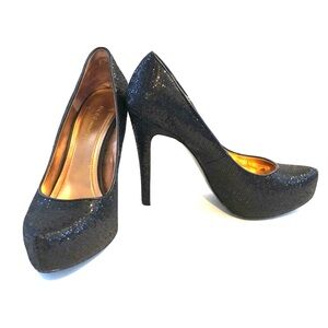BCBGenerations, Black glitter pump 7  99